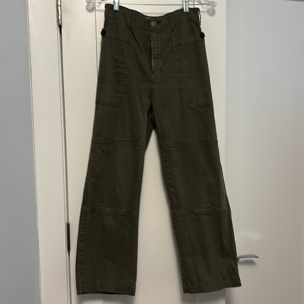 Frame Cargo Pants Size 26 Army Green